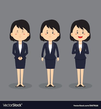 business character with various expression