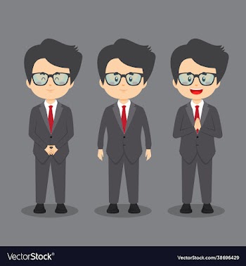 business character with various expression