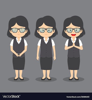 business character with various expression