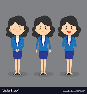 business character with various expression