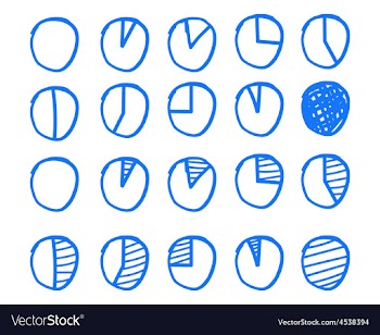  					Business charts Hand Drawn sketched doodle vector image														