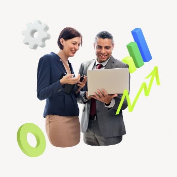 Business colleagues brainstorming on laptop, | Free Photo - rawpixel