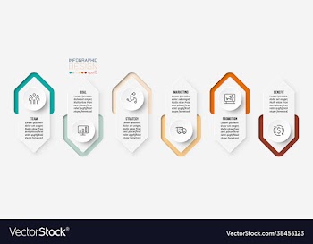 business concept infographic template with option