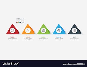 business concept infographic template with option