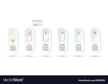 business concept infographic template with option