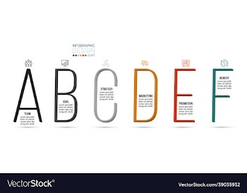 business concept infographic template with option
