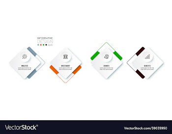 business concept infographic template with option