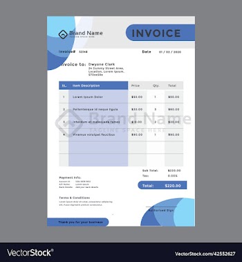 business corporate creative invoice template busi