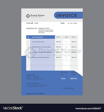 business corporate creative invoice template busi