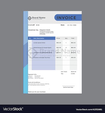 business corporate creative invoice template busi