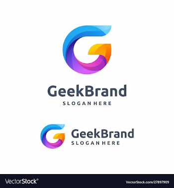 Business corporate letter g logo design vector image
