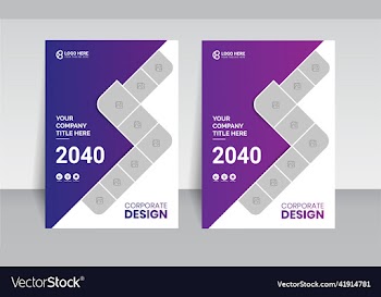 business cover template corporate brochure