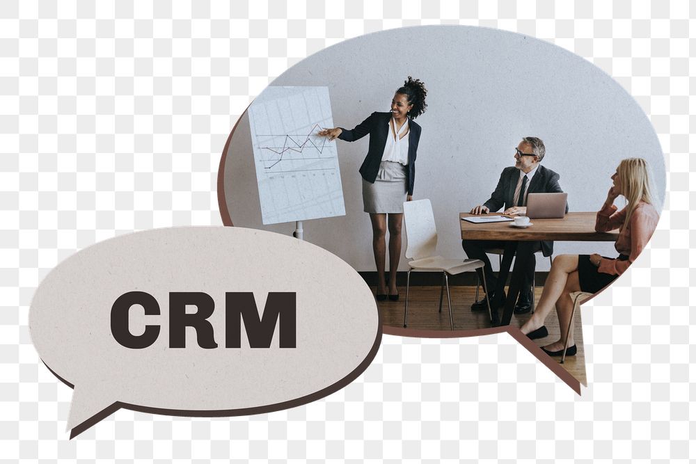 Business CRM png, speech bubble | Free PNG - rawpixel