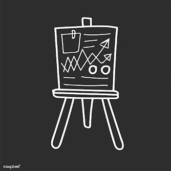 Business data analysis board doodle | Free stock vector - 24537