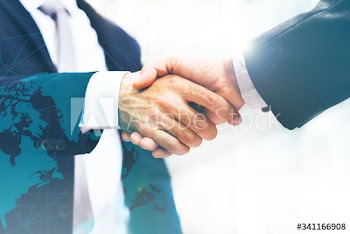 Business deal handshake