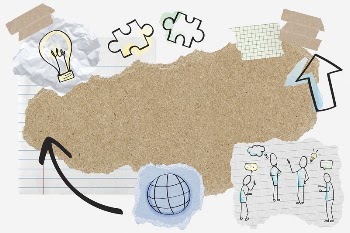 Business doodle frame background, cute | Free Photo - rawpixel