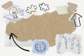Business doodle frame background, cute | Free PSD - rawpixel