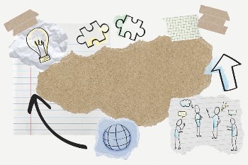 Business doodle frame background, cute | Free PSD - rawpixel