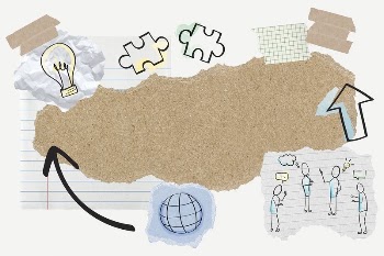 Business doodle frame background, cute | Free PSD - rawpixel