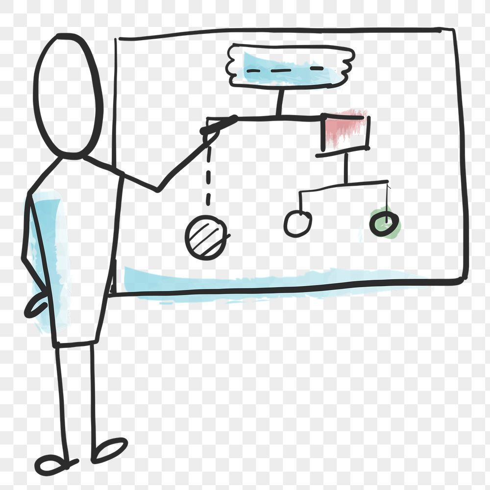 Business doodle png, leader drawing | Free PNG - rawpixel
