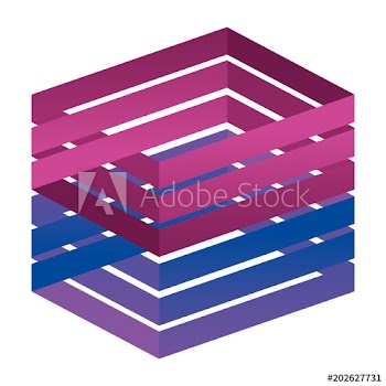 business emblem with square shape design