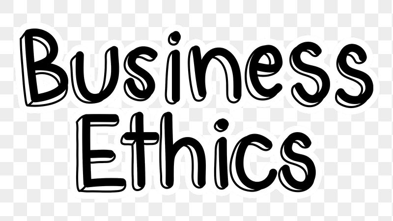 Business ethics png word sticker | Free PNG - rawpixel