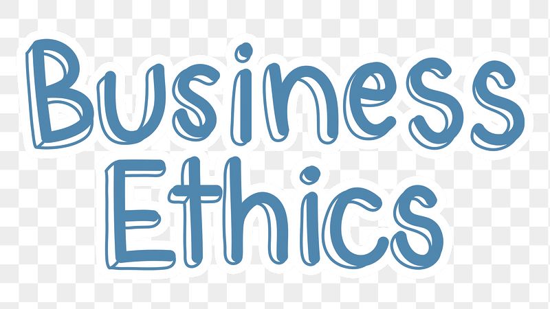 Business ethics png word sticker | Free PNG - rawpixel