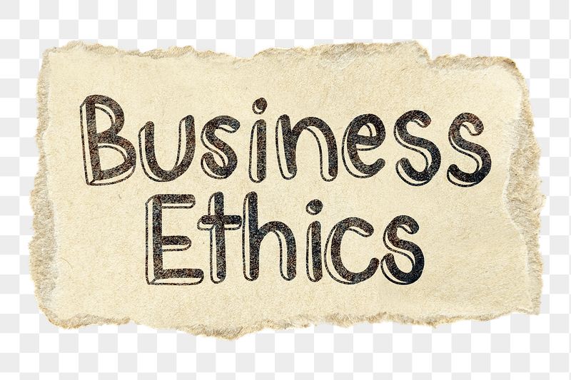 Business ethics png word sticker | Free PNG - rawpixel