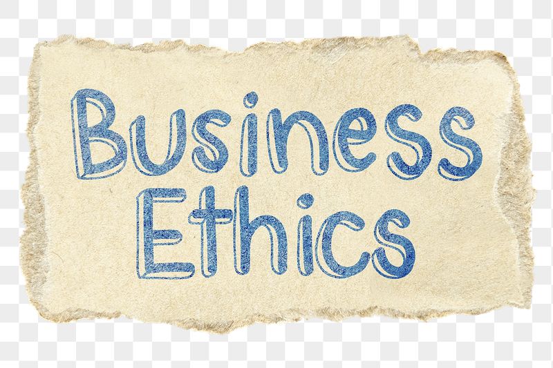 Business ethics png word sticker | Free PNG - rawpixel