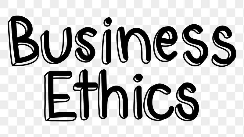 Business ethics png word sticker | Free PNG - rawpixel