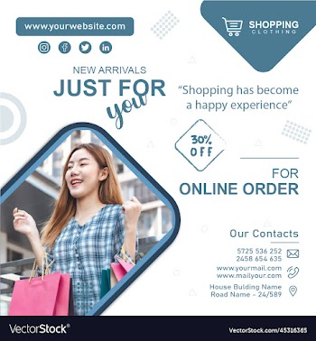 business fashion sale social media banner post