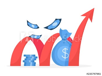Business finance growth concept