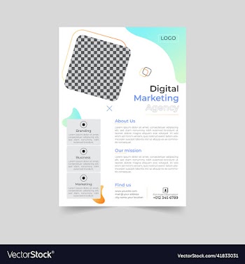 business flyer design agency poster