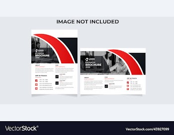 business flyer template brochure design