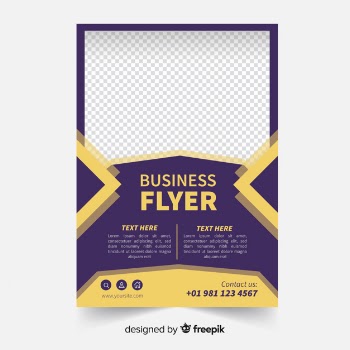 Business flyer template Free Vector