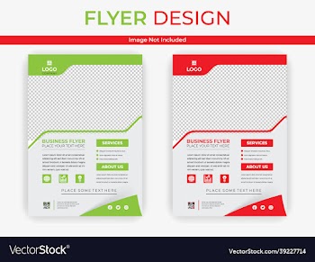 business flyer template layout image