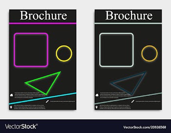 Business flyer template or corporate banner vector image