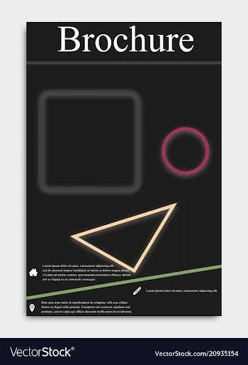 Business flyer template or corporate banner vector image