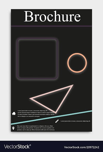 Business flyer template or corporate banner vector image