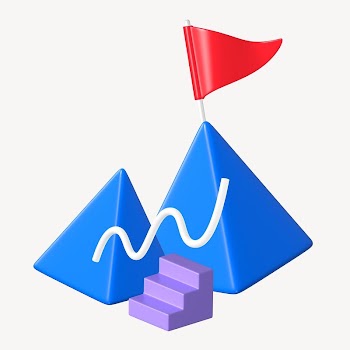 Business goal 3D illustration clipart | Free Photo - rawpixel