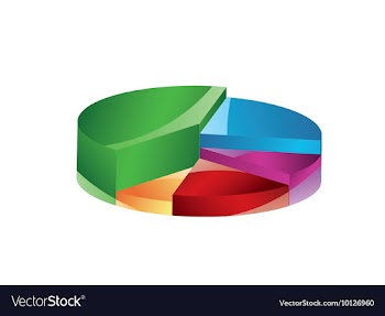 Business graph vector image