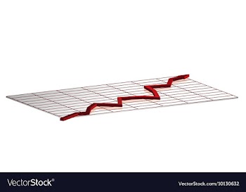 Business graph vector image