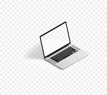 Business Graphic Designer Logo - White laptop open 