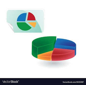 Business graphs vector image