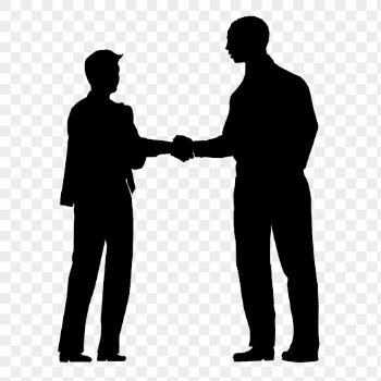 Business hand shake png silhouette | Free PNG - rawpixel
