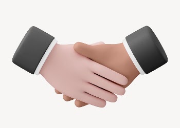 Business handshake, 3D rendering graphic | Free Photo - rawpixel
