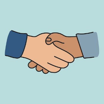 Business handshake clipart, gesture cute | Free Vector Illustration - rawpixel