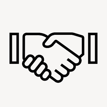 Business handshake icon, line art | Free Icons - rawpixel