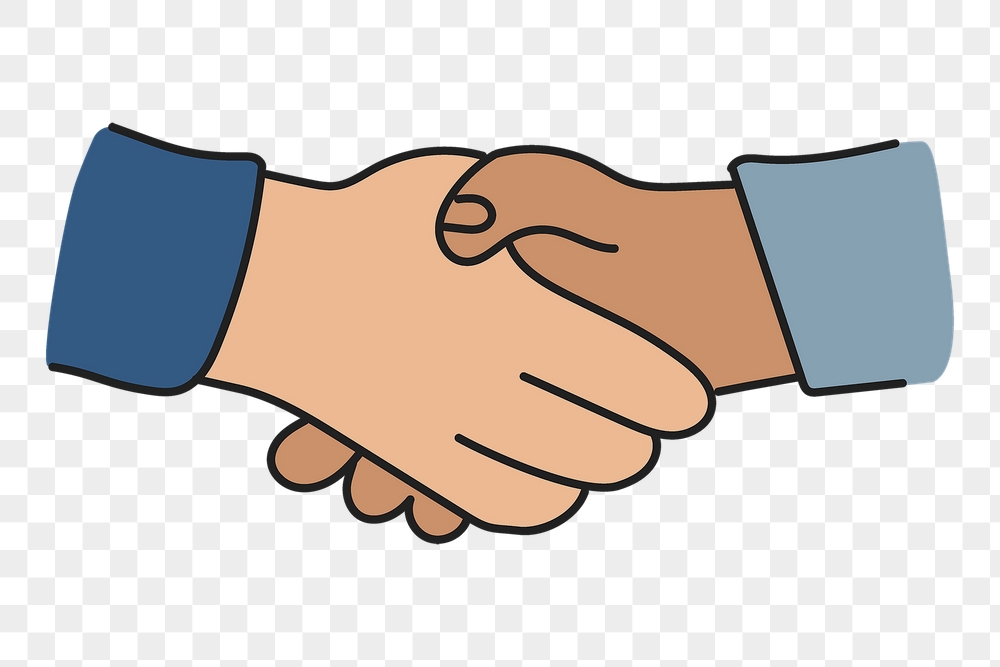 Business handshake png sticker, gesture | Free PNG Illustration - rawpixel