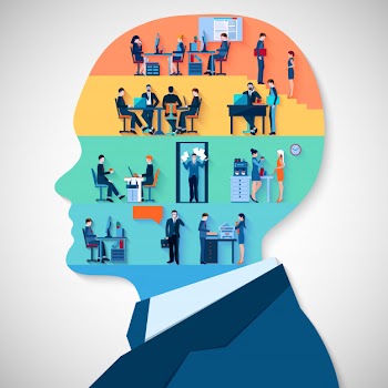 Business head design concept Free Vector